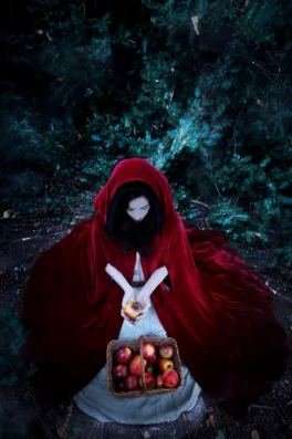 Red Riding Hood Cape and Apples