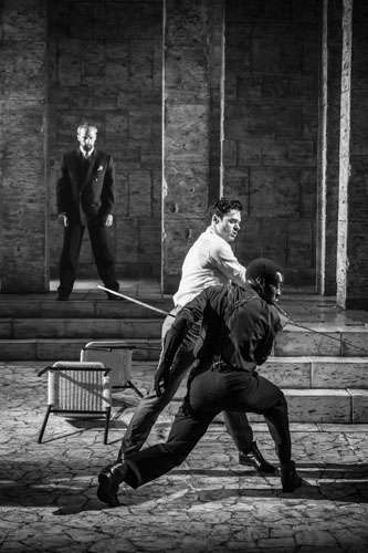 KBTC Romeo and Juliet Garrick Theatre Lily James (Juliet) Credit Johan Persson