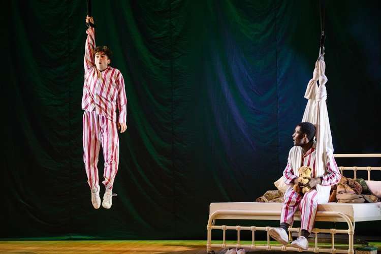 John (Marc Antolin) and Michael (John Pfumojena) in PETER PAN (c) Steve Tanner