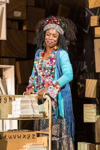 Royal Shakespeare Company's production of Matilda The Musical Sharlene Whyte (Mrs Phelps) Credit Manuel Harlan