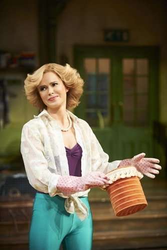 Amanda Holden (Vera) in Stepping Out. Photo credit Ray Burmiston.