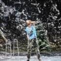 Ugly Lies the Bone at the National Theatre. Kate Fleetwood (Jess). Photo by Mark Douet