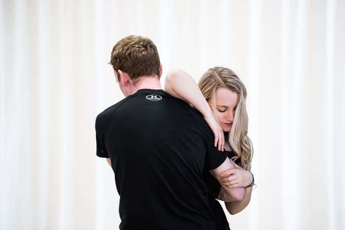 Disco Pigs: Colin Campbell and Evanna Lynch. Photos by Savannah Photographic