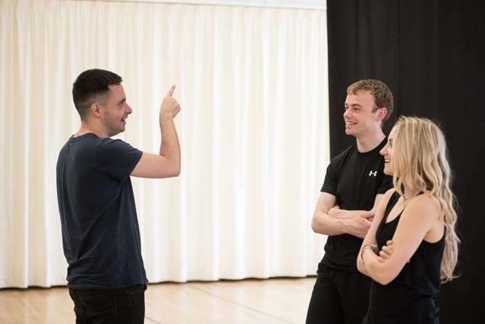 Disco Pigs: Director John-Haidar, Colin Campbell and Evanna Lynch. Photos by Savannah Photographic