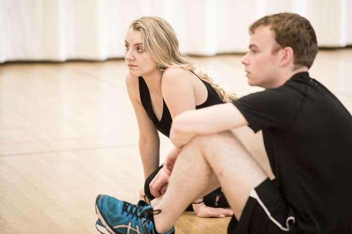 Disco Pigs: Colin Campbell and Evanna Lynch. Photos by Savannah Photographic