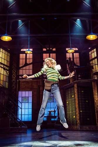 Verity Rushworth as Lauren in Kinky Boots at the Adelphi Theatre, photo by Matt Crockett