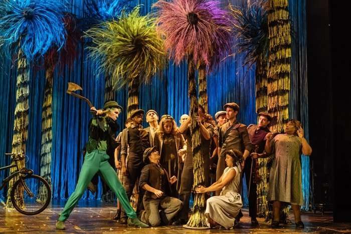 Cast of Dr. Seuss's The Lorax at The Old Vic. Photos by Manuel Harlan