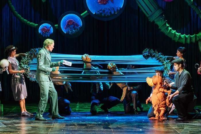 Cast of Dr. Seuss's The Lorax at The Old Vic. Photos by Manuel Harlan