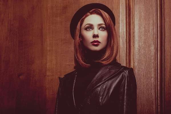 Catherine Steadman as Romaine Vole in Witness for the Prosecution photo by Idil Sukan