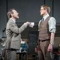 L-R Christian Slater (RIcky Roma) & Kris Marshall (John Williamson) - Glengarry Glen Ross at The Playhouse (c) Marc Brenner