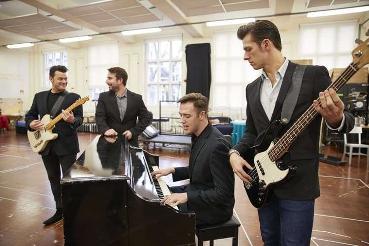 L-R Simon Bailey, Michael Watson, Declan Egan and Lewis Griffiths. Credit Brinkhoff & Mögenburg.
