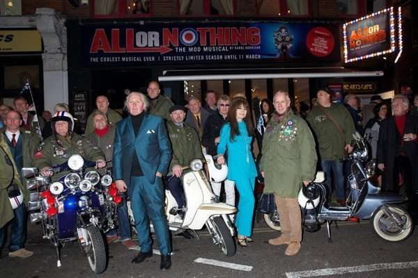 Mods at the press night for ALL OR NOTHING - credit Piers Allardyce