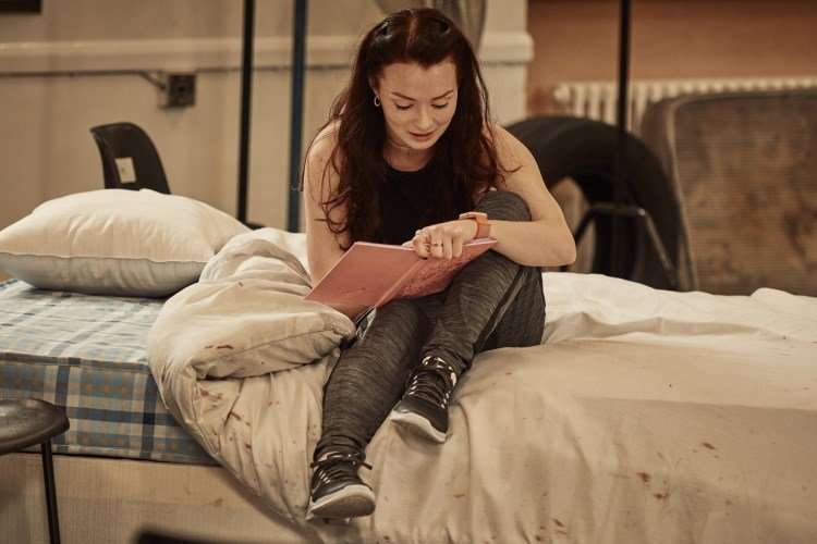 Christina Bennington in rehearsals for BAT OUT OF HELL - credit Specular.