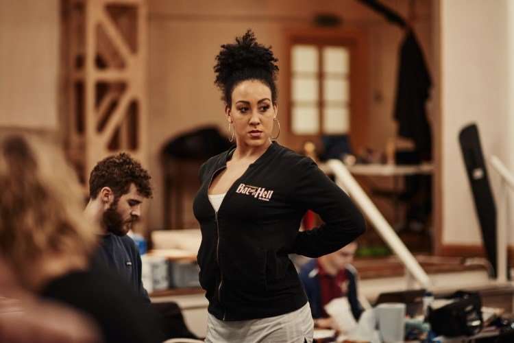 Danielle Steers in rehearsals for BAT OUT OF HELL - credit Specular.