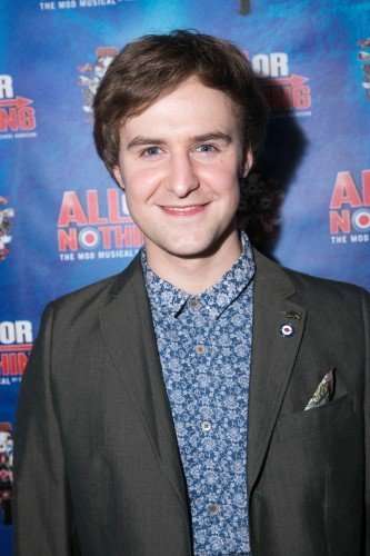 Stefan Edwards at ALL OR NOTHING Gala Night. Credit Dan Wooller