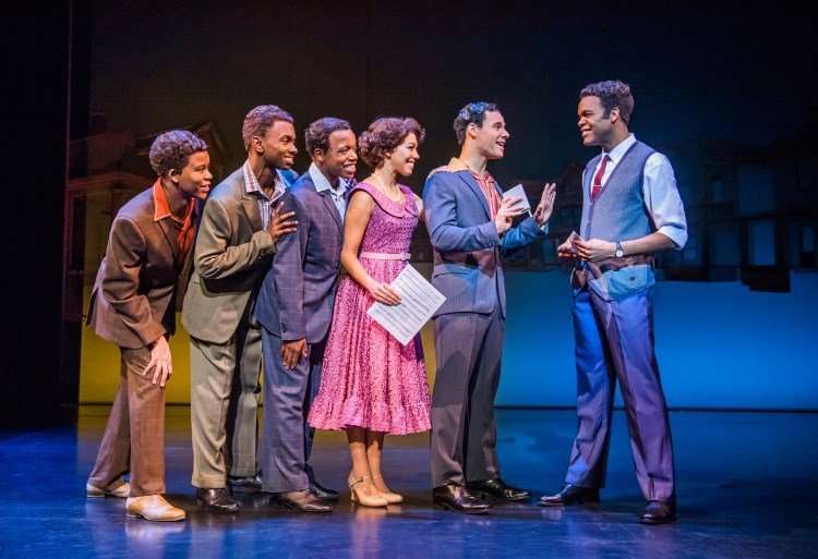 l-r-Mitchell-Zhangazha-Cameron-Bernard-Jones-Lawrence-Rowe-Jayme-Lee-Zanoncelli-The-Miracles-David-Albury-Smokey-RobinsonJay-Perry-Berry-Gordy-Photo-credit-Tristram-Kenton