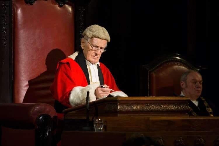 Witness for the Prosecution at London County Hall. Credit Ellie Kurttz.