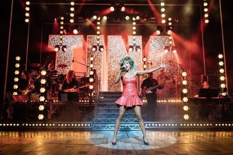 Adrienne Warren as Tina in Tina The Musical - Photos by Manuel Harlan