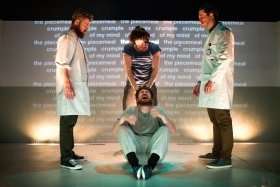 4.48 Psychosis. Jim Fish, Adam Bassett, Brian Duffy & Matt Kyle. Credit - Becky Bailey.