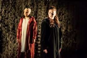 A Christmas Carol - Ebenezer Scrooge Giuseppe Pellingra and Belle Fezziwig Arianna Rebecca Firth.