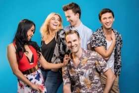 My Dad's Gap Year - Park Theatre Cast © Michael Wharley