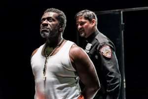 Oberon K. A. Adjepong and Joplin Sibtain in Jesus Hopped the ‘A’ Train at the Young Vic. Photo by Johan Persson 