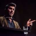 Simon Lipkin (Professor Goodman) in Ghost Stories at the Lyric Hammersmith. Photo credit Chris Payne.