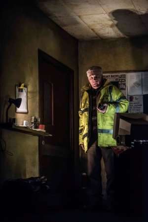 Garry Cooper (Tony Matthews) in Ghost Stories at the Lyric Hammersmith. Photo credit Chris Payne