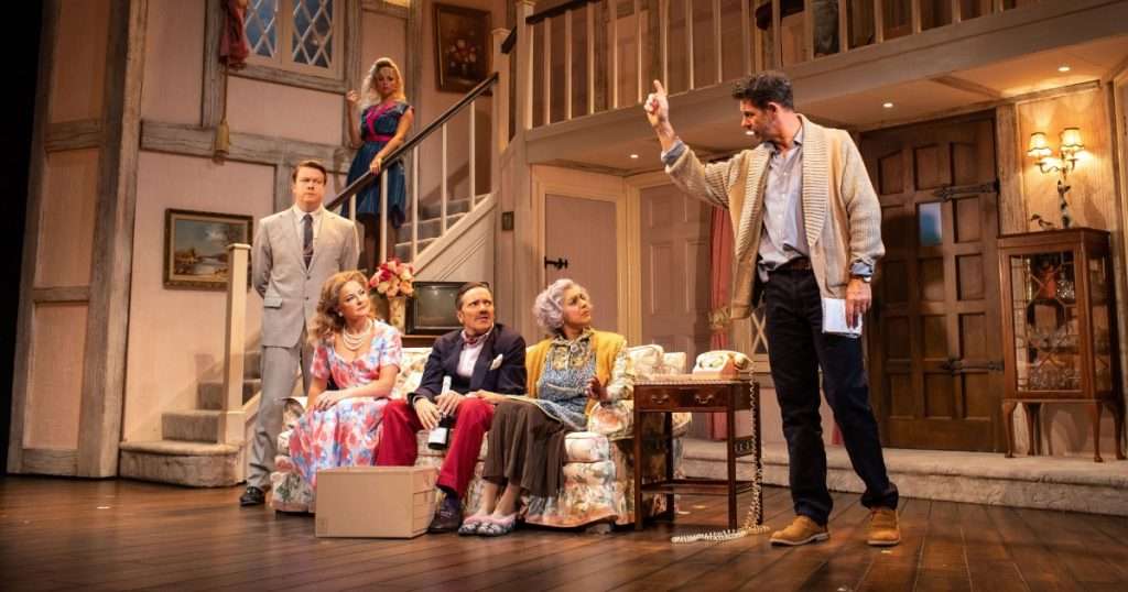 Noises Off Cast - Garrick Theatre - Credit Helen Maybanks