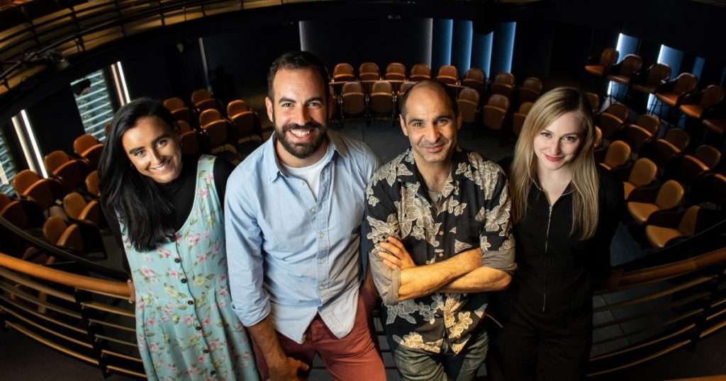 The cast of Ghost Quartet at the Boulevard Theatre.