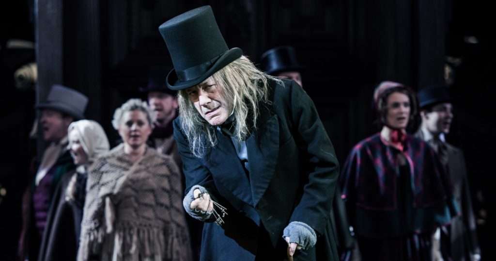 Antic Disposition's A Christmas Carol, David Burt (credit Scott Rylander).