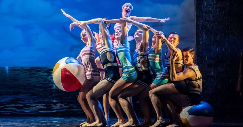 MATTHEW BOURNE'S PRODUCTION OF THE RED SHOES. Company. Photo by Johan Persson.