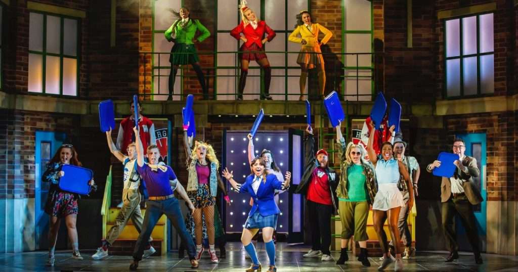 The cast of Heathers The Musical - UK Tour 2021 - Photos by Pamela Raith