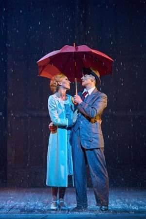 Charlotte Gooch and Adam Cooper in Singin' in the Rain.
