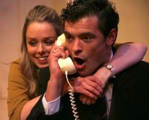 BAREFOOT IN THE PARK - The Mill at Sonning Jonny Labey and Hannah Pauley Photo Andreas Lambis Photography.
