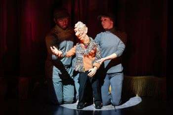 Ian McKellen in Spitting Image The Musical.