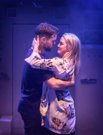 Peter Hannah (Peter), Alice Fearn (Alex Shaw) - credit Pamela Raith.
