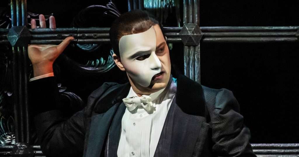 Jon Robyns as the Phantom. Photo by Johan Persson.