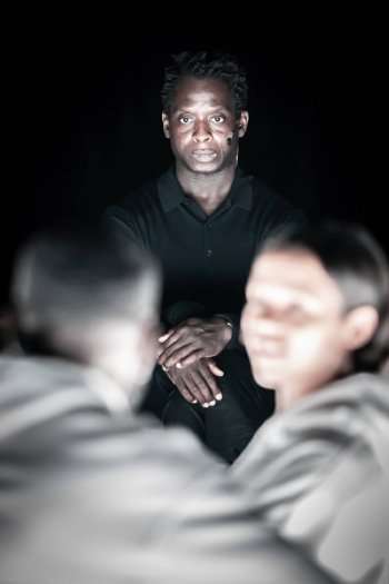 Kobna Holdbrook-Smith. The Effect - National Theatre. Photo by Marc Brenner.