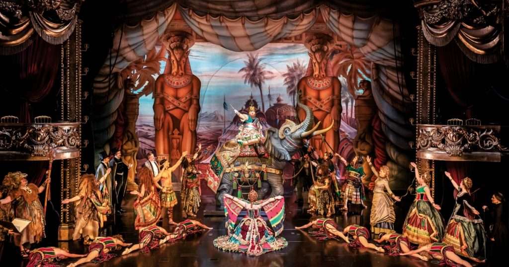 THE PHANTOM OF THE OPERA. Hannibal with the Ensemble. Photo by Johan Persson.