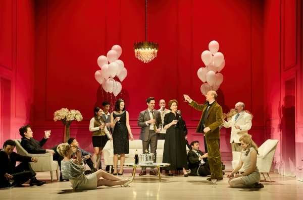 The Motive and the Cue cast at the National Theatre. Photo by Mark Douet.