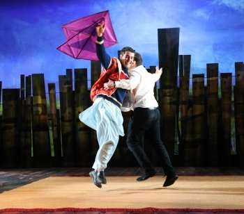 Yazdan Qafouri & Stuart Vincent in The Kite Runner. Barry Rivett for Hotshot Photography.
