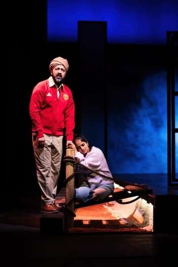 Asif Khan for Tara Theatre's Silence - photo by Harry Elletson.