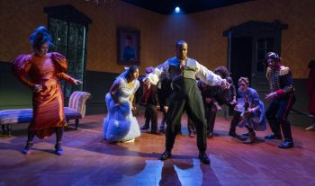 The company of The Government Inspector. Photo credit: Oliver King