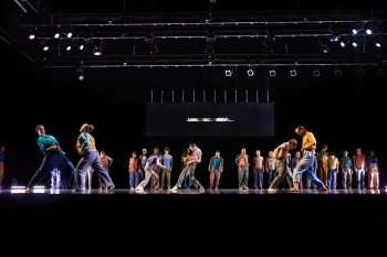 Wall at Sadler's Wells. Photo credit: Manuel Vason.