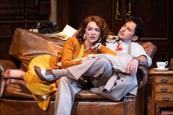 Gavin Fowler (Harold) and Sarah Twomey (Phyllis) in Accolade. Photo credit: Jack Merriman.