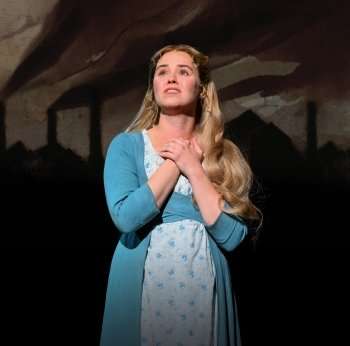 Les Miserables 23-24. Katie Hall as Fantine. Photo by Deen Van Meer.