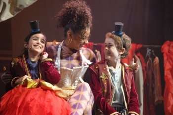 Sophia Goodman, Ava Brennan and Cian Service-Eagle - credit Fahad Alinizi