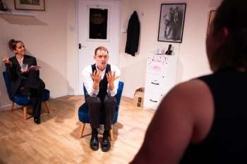 Grave Mistake at The Hope Theatre. Photo credit Cam Harle