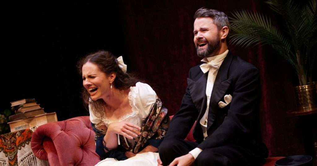 Shaw vs Chekhov at Theatre at the Tabard. Photo credit: Macky Mann